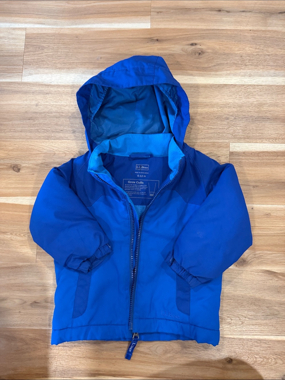 L.L. Bean Kids Royal Blue Hooded Coat